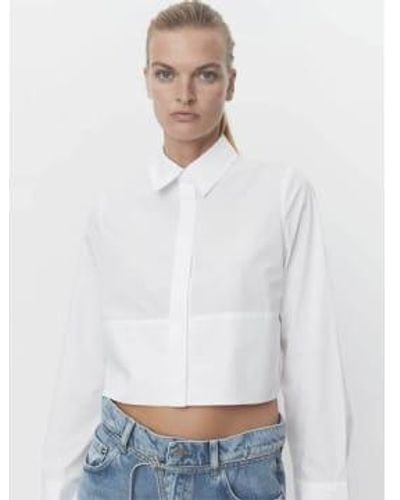 Day Birger et Mikkelsen Maddox Sold Cotton Rd Shirt 34 - White