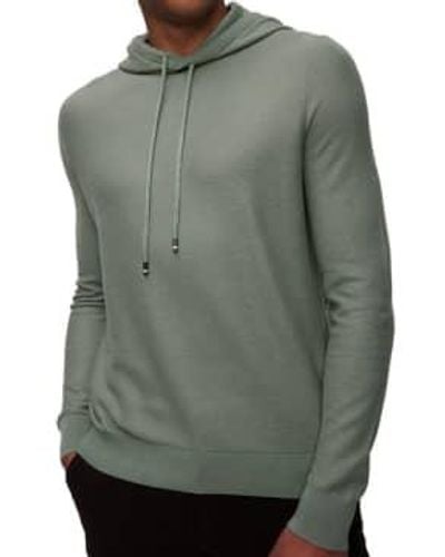 BOSS Trapani Knitted Cotton Blend Hoodie - Green