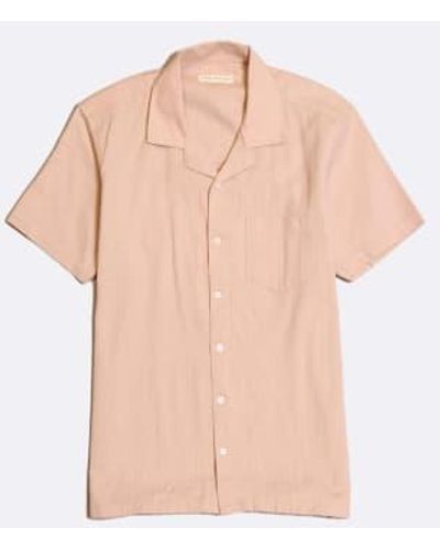 Far Afield Stuchio Short Sleeve Shirt Pile Xl - Natural