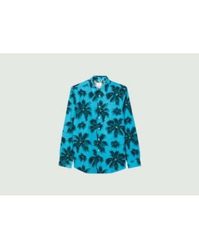 PS by Paul Smith Long Sleeve Shirt S - Blue