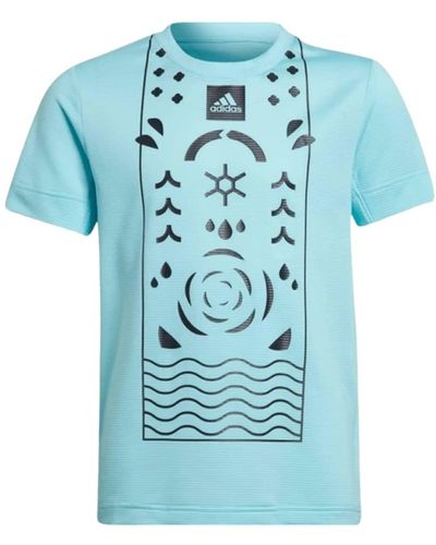 Blue adidas T-shirts for Women | Lyst - Page 2