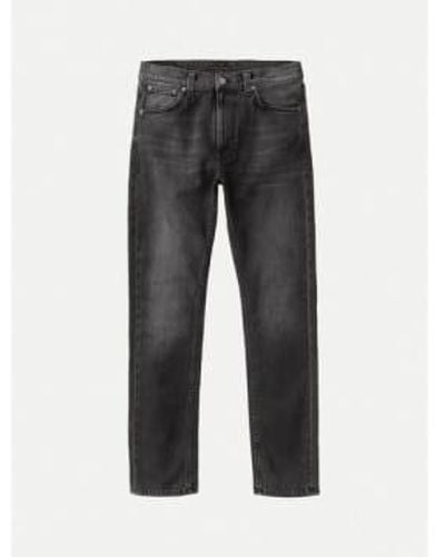 Nudie Jeans Jeans doyennes maigres - Gris