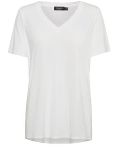 Soaked In Luxury Slcolumbine Oversize T Shirt Broken - Bianco