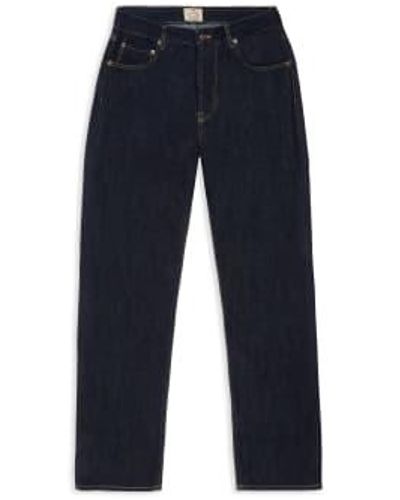 Burrows and Hare Burrows And Hare Straight Jeans Rinse Wash - Blu