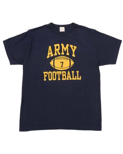 Buzz Rickson's T-shirt football l'armée - Bleu