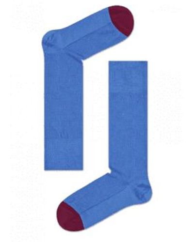 Happy Socks Dressed Big Dot Structure Sock Bdo34 6001 - Blu