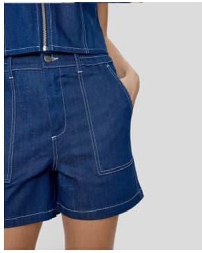 Numph Pantalones cortos nuissa - Azul