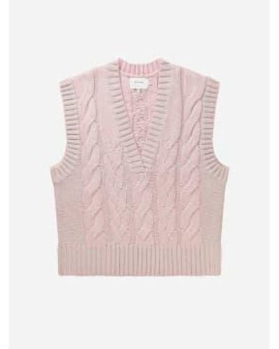 Munthe Cor Sleeveless Knit Uk 10 - Pink