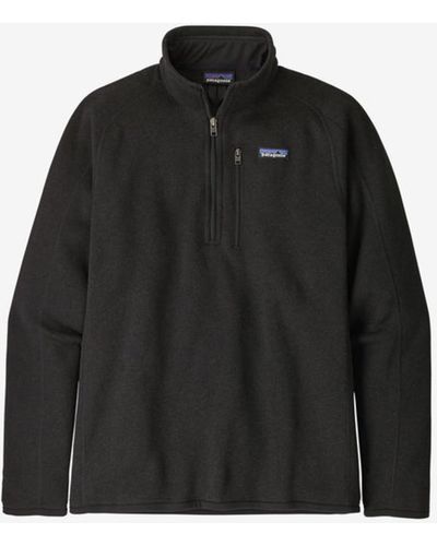 Patagonia Jersey Better Sweater 14 Zip Black - Nero
