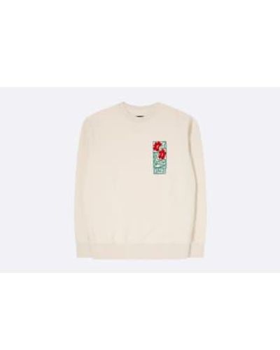 Edwin Garn society sweat - Blanco