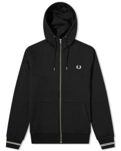 Fred Perry Authentic Zip Hoody S - Black