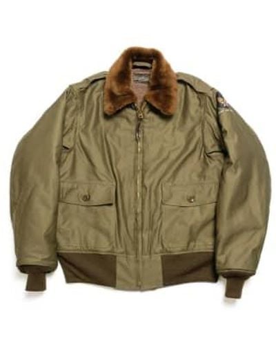 Buzz Rickson's B -10 chaqueta ropa rugosa - Verde