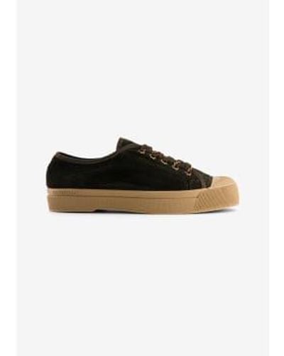 Bensimon Jungle Velvet S Corduroy Tennis Shoes - Black