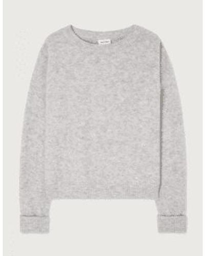 American Vintage Vitow Sweater Light Melange Xs/s - Gray