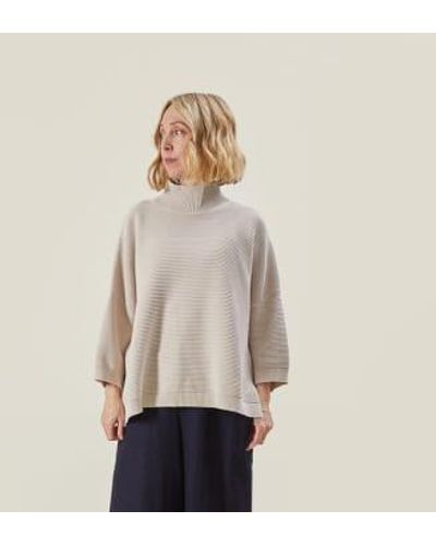 Chalk Vicki Sweater Stone One Size - Natural