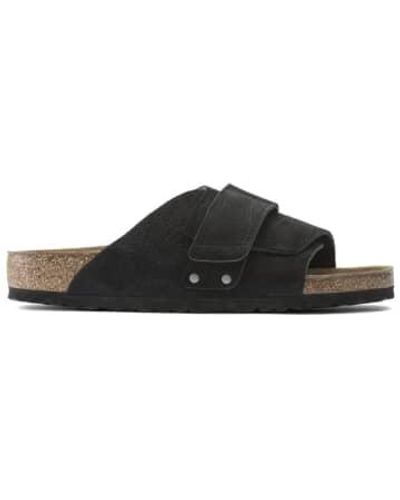 Birkenstock Sandales kyoto buck nubuck kyoto du désert buck - Noir