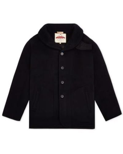 Burrows and Hare Burrows And Hare Shawl Collar Jacket - Blu