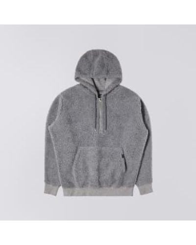 Edwin Grauer polyester yuka halfzip hoodie