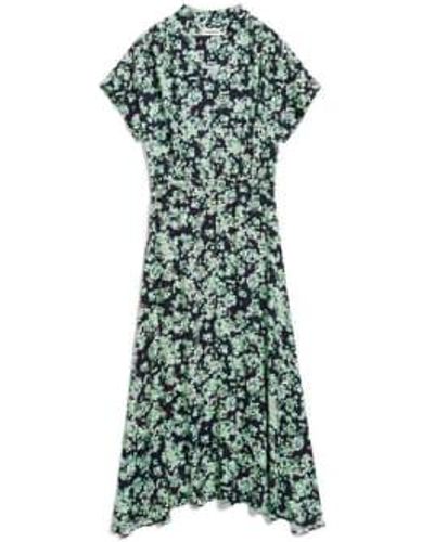 ARMEDANGELS Ditsy Floral Lenzing Ecovero Oversized Fit Swaantje Woven Dress - Verde