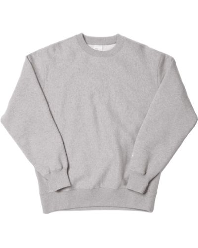 Nudie Jeans Hasse Crew Necked Sweatshirt Melange - Grigio