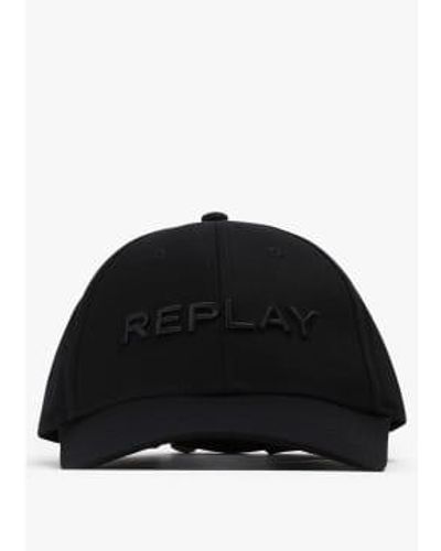 Replay S Cap No Thema - Black
