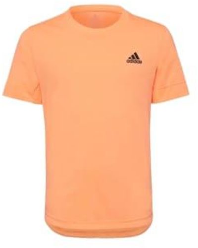 adidas T-shirt new york freelift beam femme - Orange
