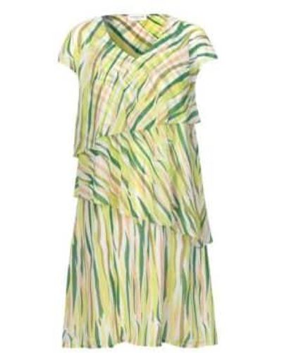 Rosemunde 6309 Chiffon-Kleid mit Muster - Grün