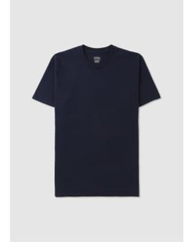 COLORFUL STANDARD Camiseta orgánica clásica en azul marino hombre