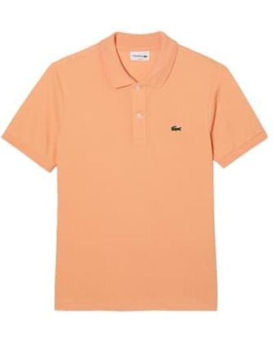 Lacoste Short Sleeved Slim Fit Polo Ph4012 Ledge - Arancione
