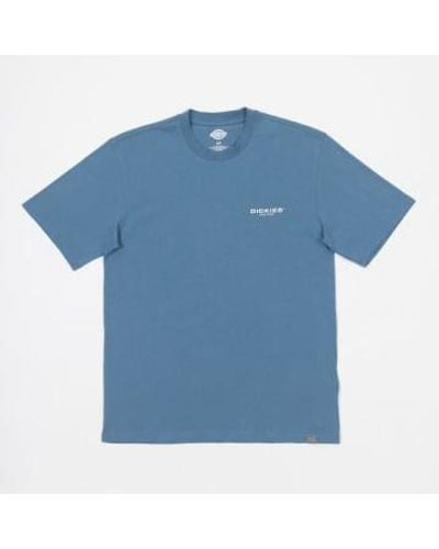 Dickies Wakefield Graphic T Shirt In - Blu