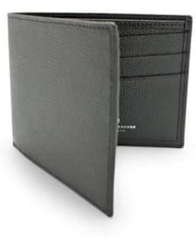 Elliot Rhodes Covent Garden Grained Leather Billfold Wallet One Size - Grey