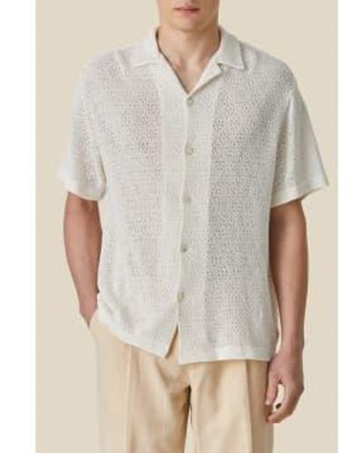 Portuguese Flannel Off Ground Shirt / M - White