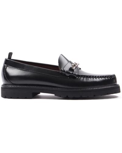 G.H. Bass & Co. & Co. x Fred Perry Chain Penny Loafer - Noir