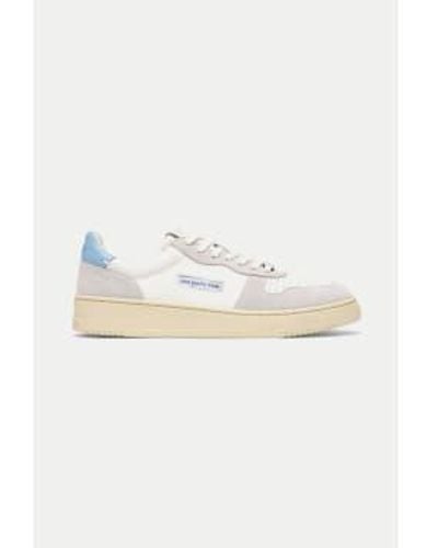East Pacific Trade Gris blanco court trainer hombres