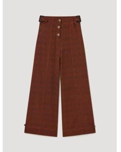 SKATÏE Skatie Printed Trousers - Marrone