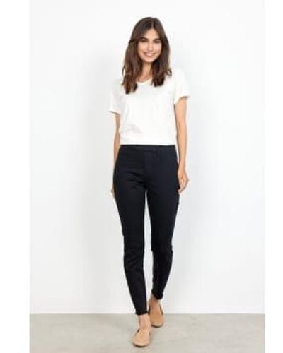 Soya Concept Pantalon nadira en noir 17177 - Blanc