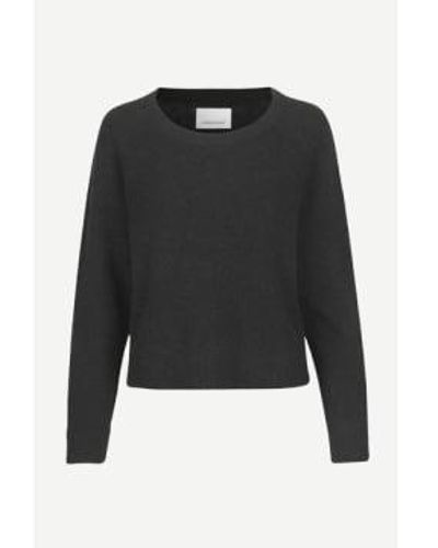 Samsøe & Samsøe Nor O N Short Sweater / Xs - Black