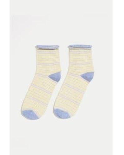 Bellerose Stripe Bilin Socks Multi / 36-38 - White