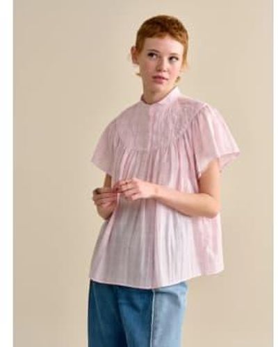 Bellerose Heidi C Cheched Blouse 0 / - Pink