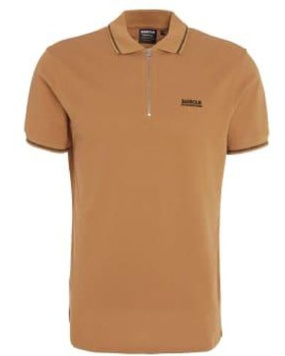 Barbour Desert Dean Polo Shirt S - Brown