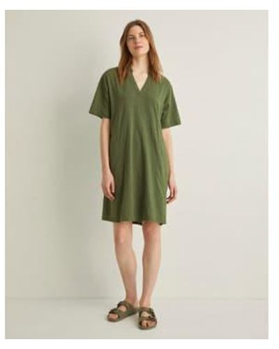 Yerse Veronica Short Sleeve Dress - Verde