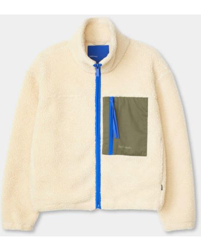 SELFHOOD Offwhite Pocket Teddy Jacket - Natural