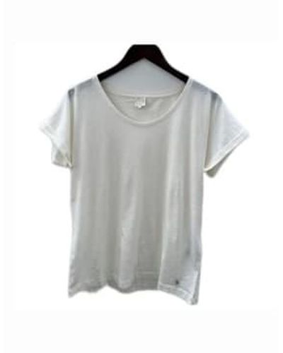 Des Petits Hauts Ecru Zaelia T Shirt 0 - Gray