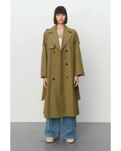 2nd Day Sloan Martini Trench Coat - Verde