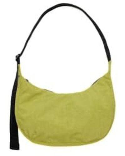 BAGGU Medium Nylon Crescent Bag Lemongrass - Green