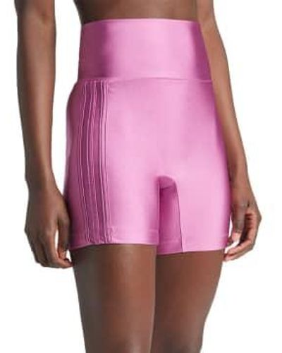 adidas Sepuli Originals Fashion 3 Stripes Spandex Cycling Shorts M - Pink