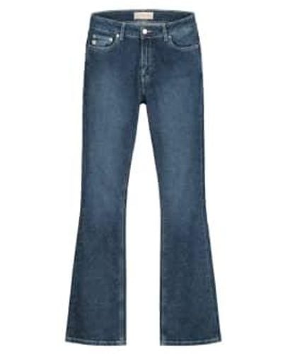 MUD Jeans Authentic Flared Hazen W28-l34 - Blue