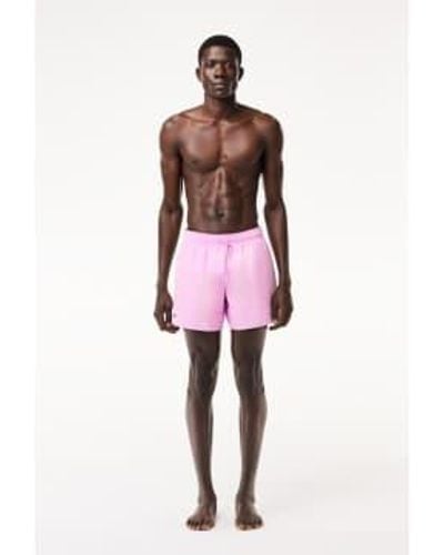 Lacoste Mens Lightweight Swim Shorts 2 - Rosa