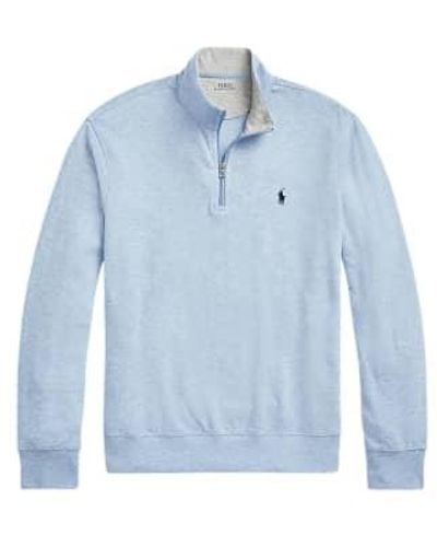 Ralph Lauren Ropa masculina jersey trimestre zip - Azul