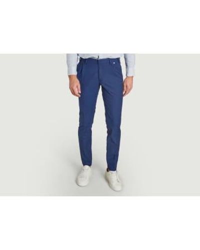 JAGVI RIVE GAUCHE City Organic Cotton Pants With Darts 36 - Blue
